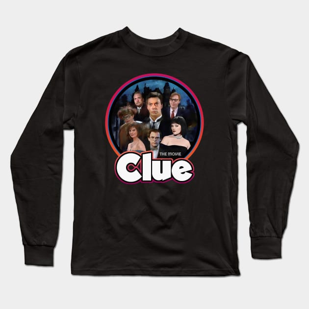 Clue Movie 80s Long Sleeve T-Shirt by Trazzo